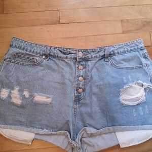 Size 18 denim shorts